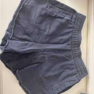Aerie High Waist Women's Shorts - Dark Gray